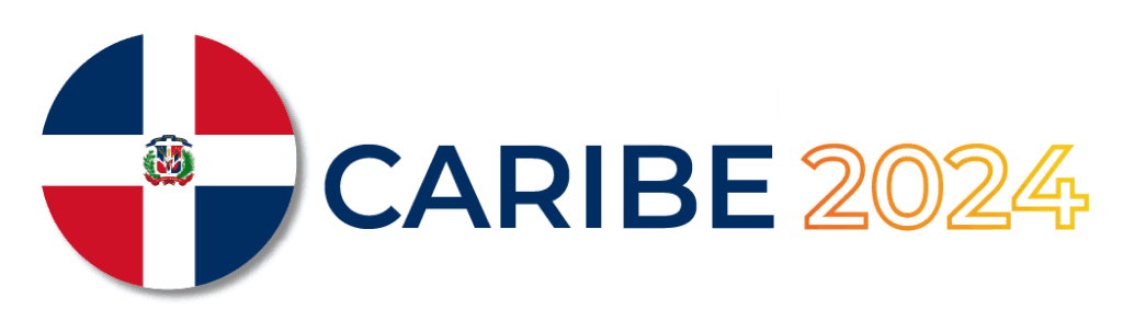 Logo for Energyear Caribe 2024 featuring the Dominican Republic flag and text indicating the event will be held in Santo Domingo on September 18-19.