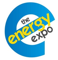 Logo of "The Energy Expo" featuring a large blue letter 'C' with the words "the energy expo" in stylized yellow and black font.