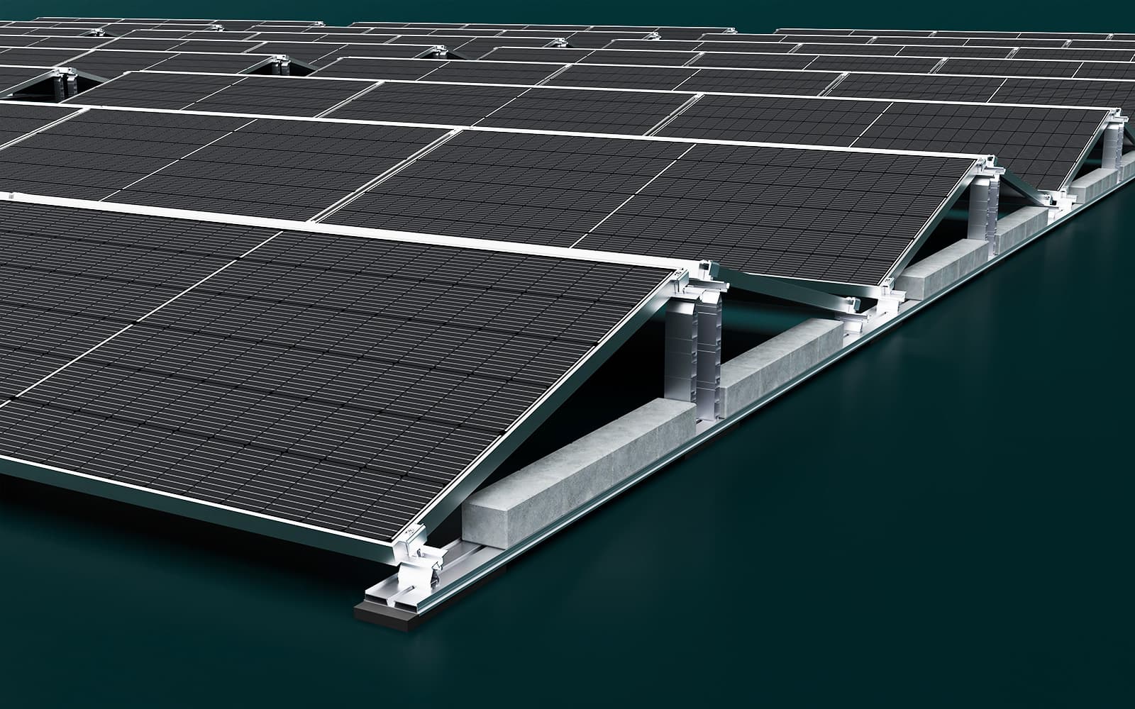 Flat-Roof Solar Mounting Systems | Schletter Group